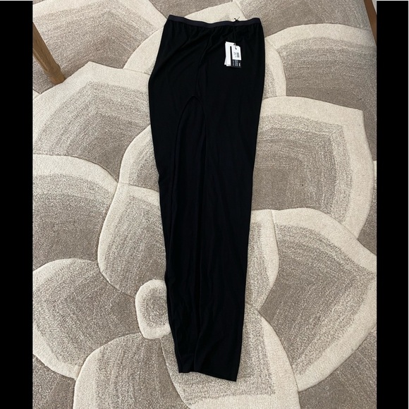 RICK OWENS Asymmetric Jersey Skirt - Picture 2 of 6